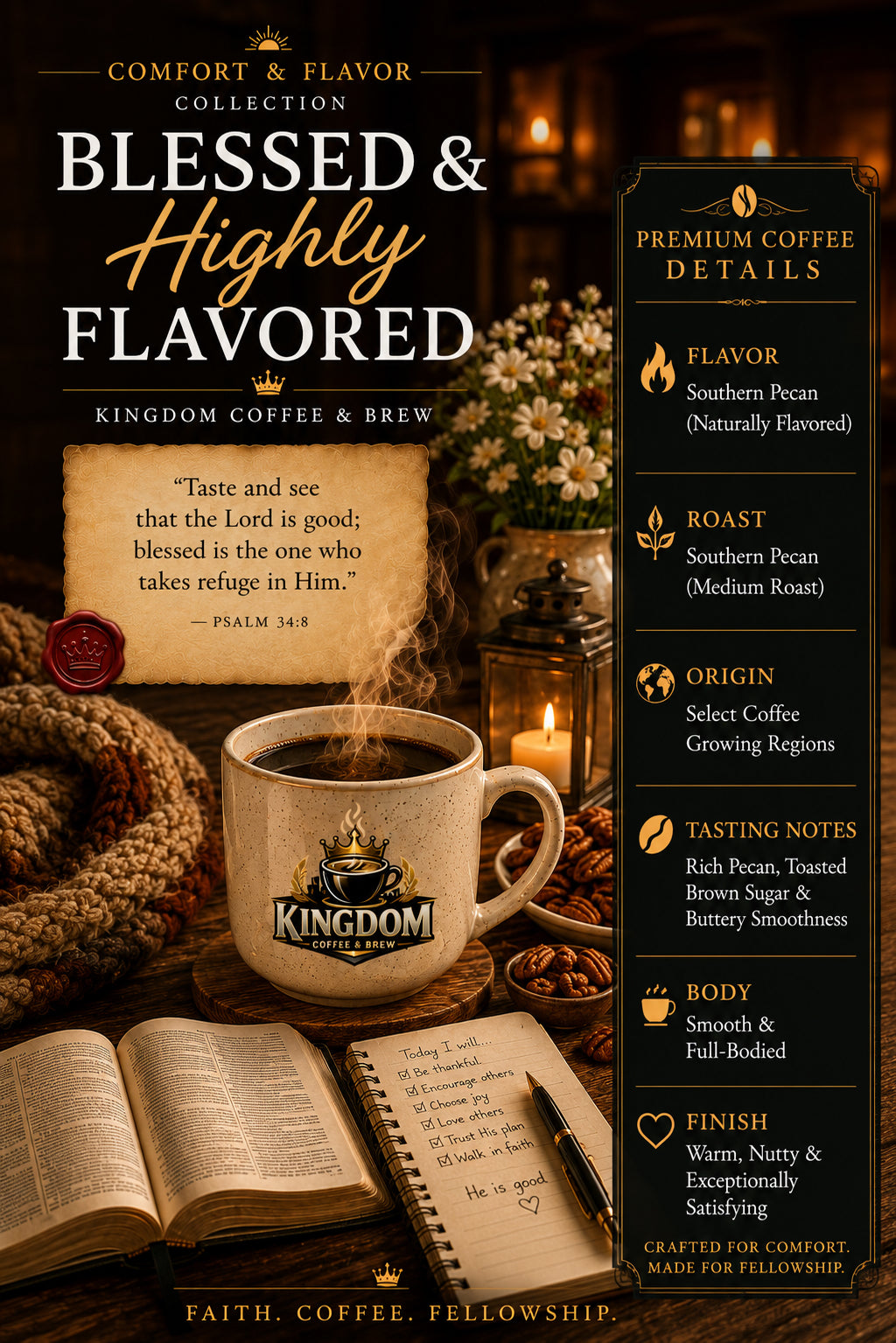 Blessed & Highly Favored | Southern Pecan Coffee