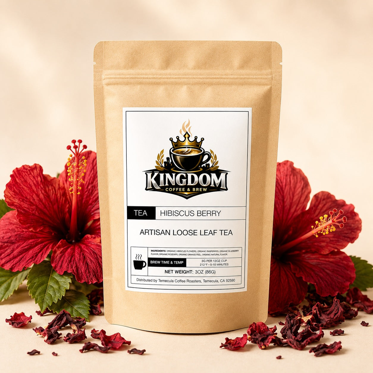 Joy Comes Tea™ | Premium Hibiscus Berry Herbal Tea
