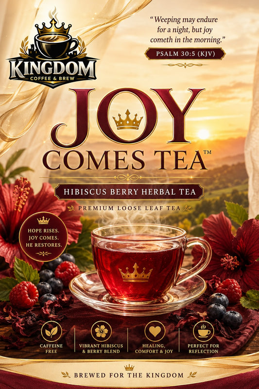 Joy Comes Tea™ | Premium Hibiscus Berry Herbal Tea