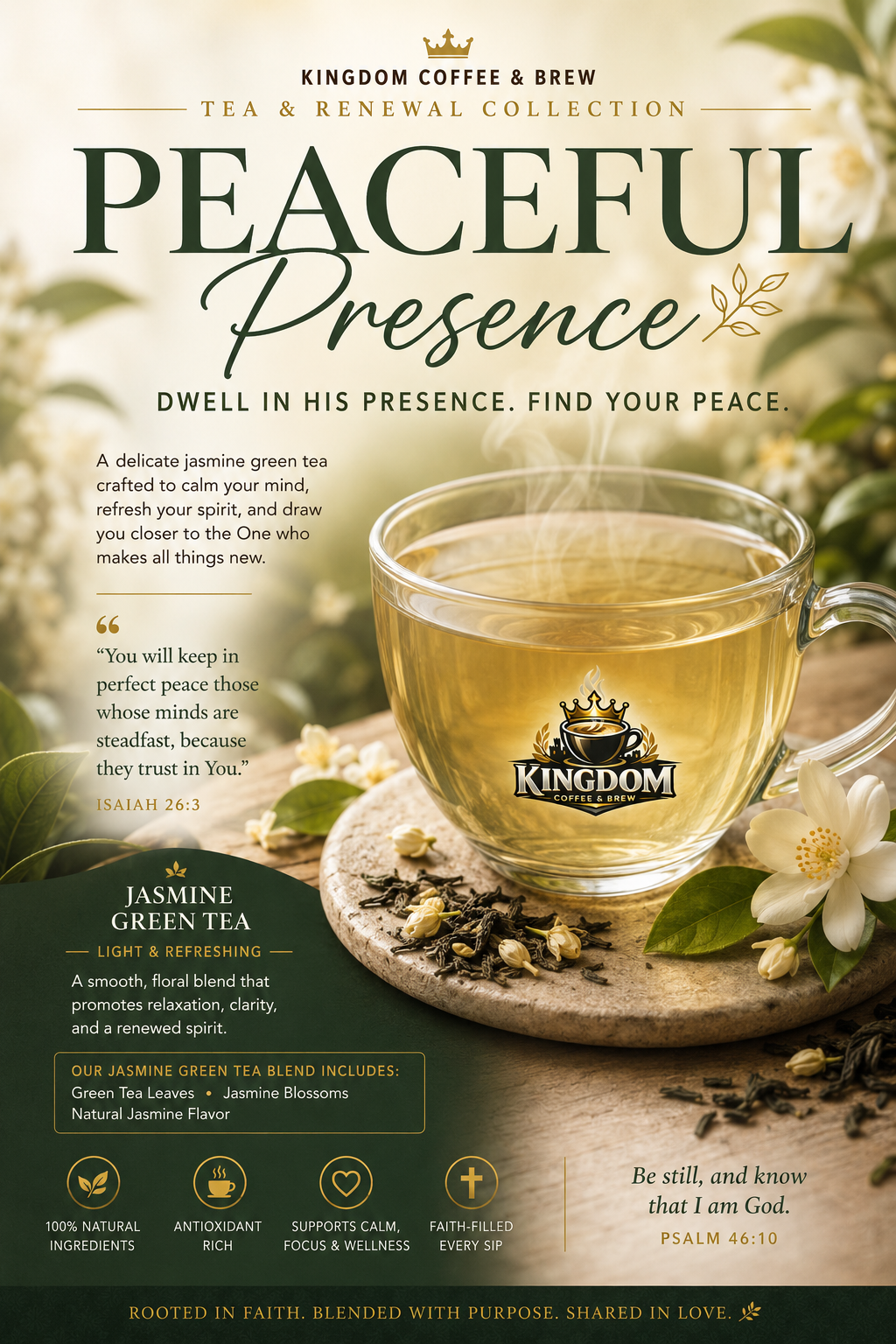 Peaceful Presence | Jasmine Green Tea