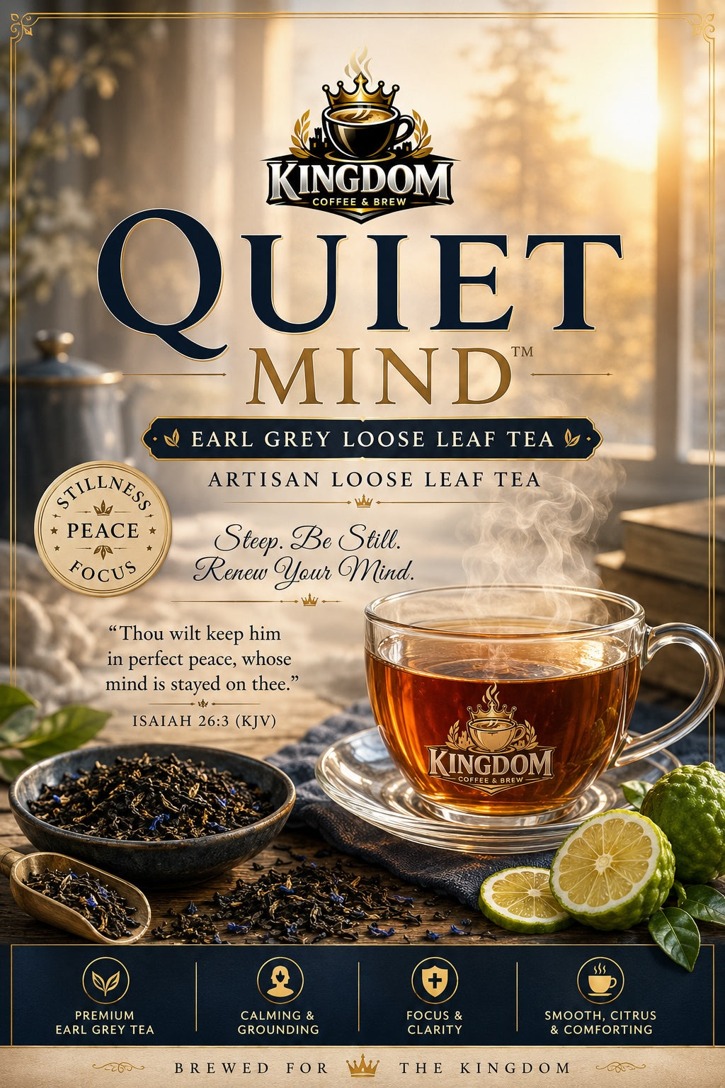 Quiet Mind™ | Premium Earl Grey Tea