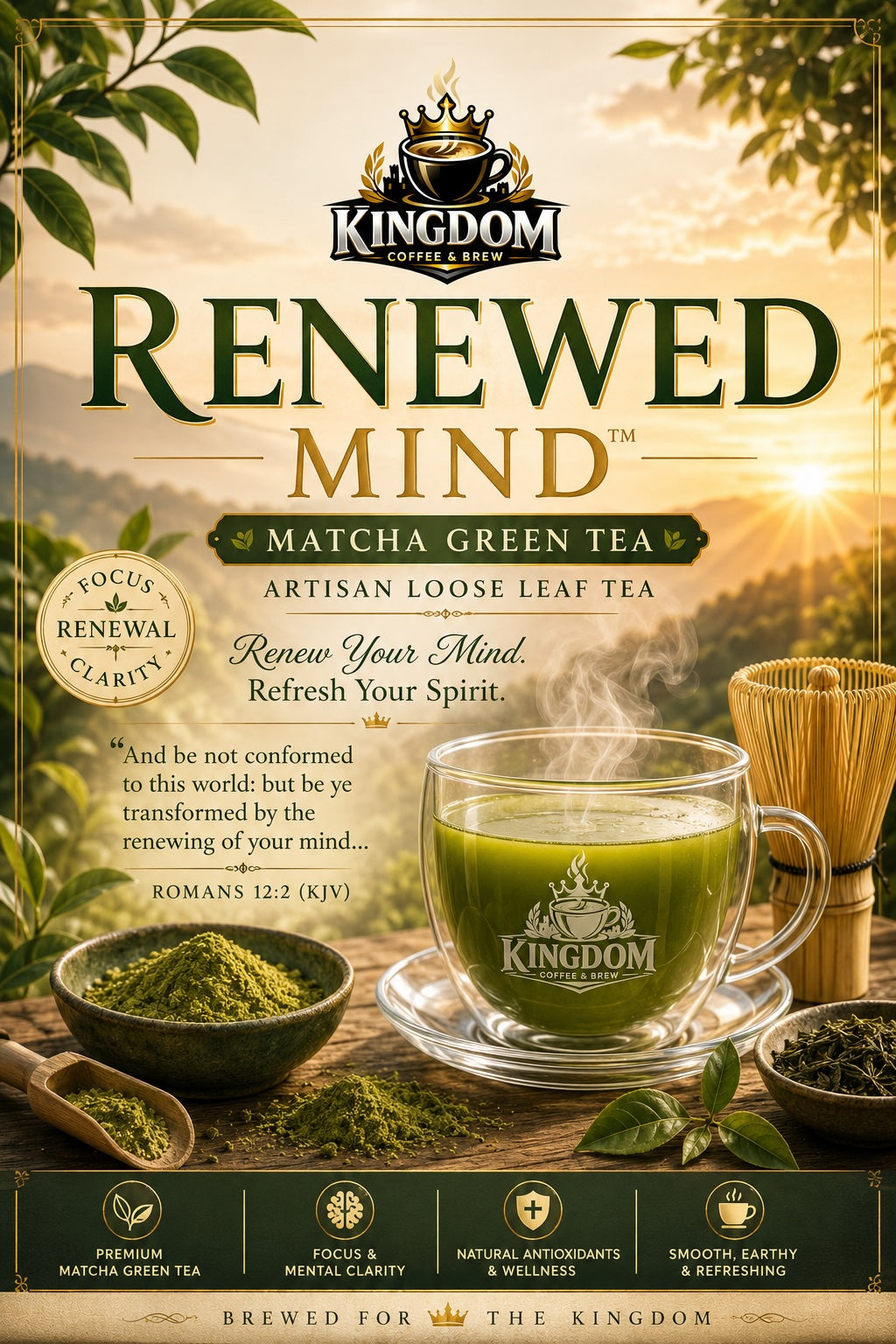 Renewed Mind™ | Premium Matcha Green Tea